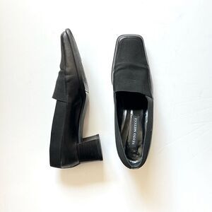 Sesto Meucci Square Toe Heeled Loafers